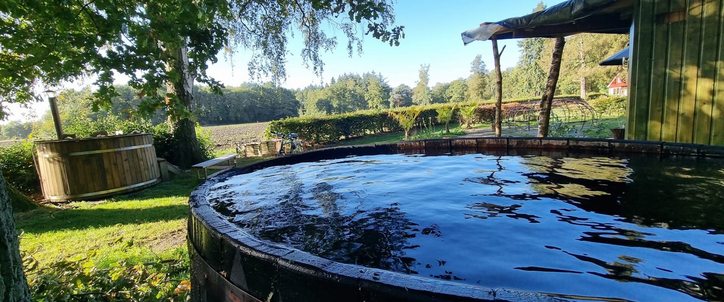 Zonnehuis tuin vat
